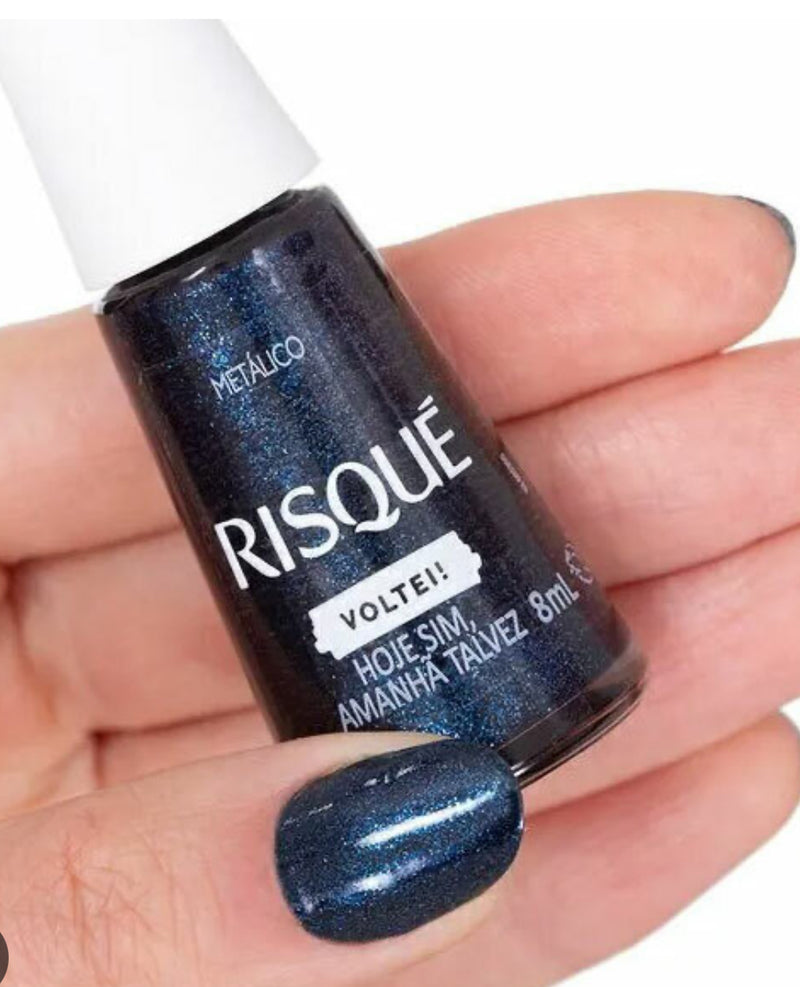 Esmalte Risque Voltei Hoje sim, amanhã talvez
