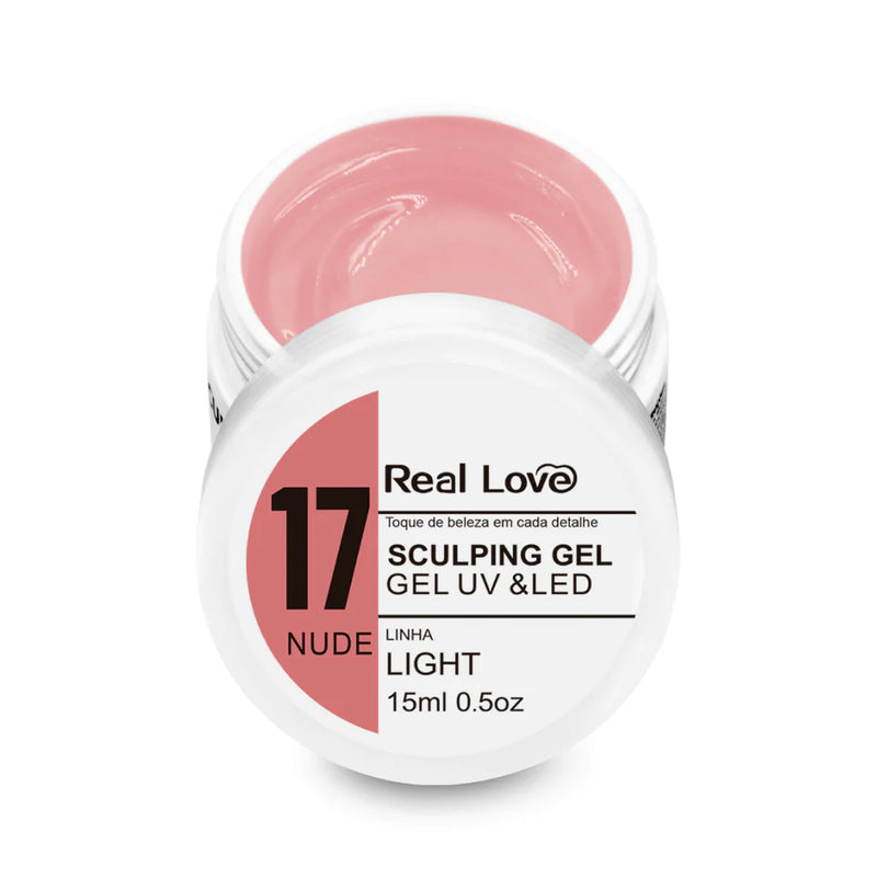 Gel sculptant pour ongles Real Love 17 Nude 15 ml