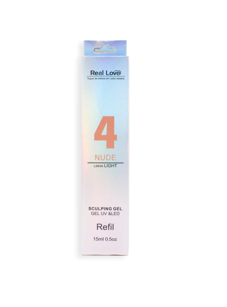 Refil Gel Sculping Gel Linha Light 15ml – 4 NUDE – Real Love