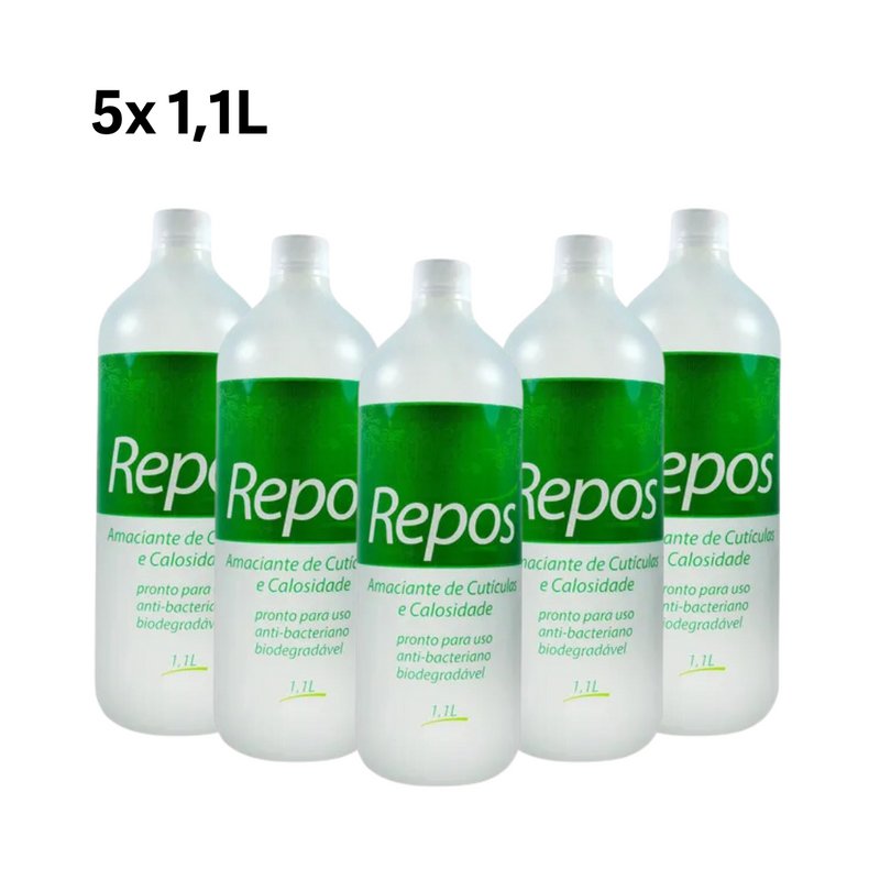 Kit 5 Cuticle and Callus Softeners Repos 1.1L