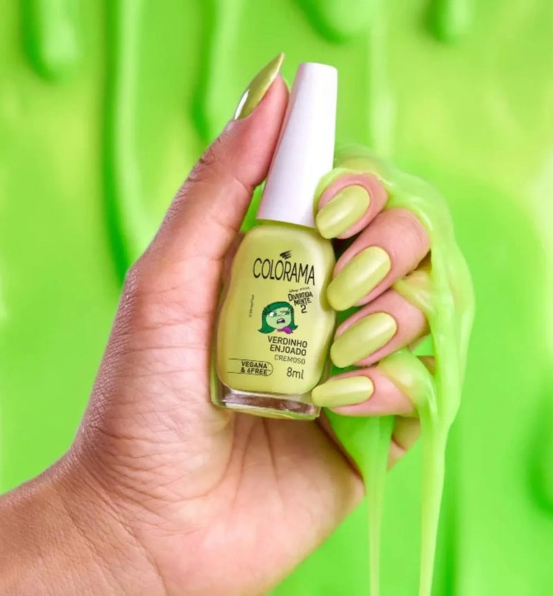 Esmalte Colorama Divertidamente 2 Verdinho enjoado 8 ml
