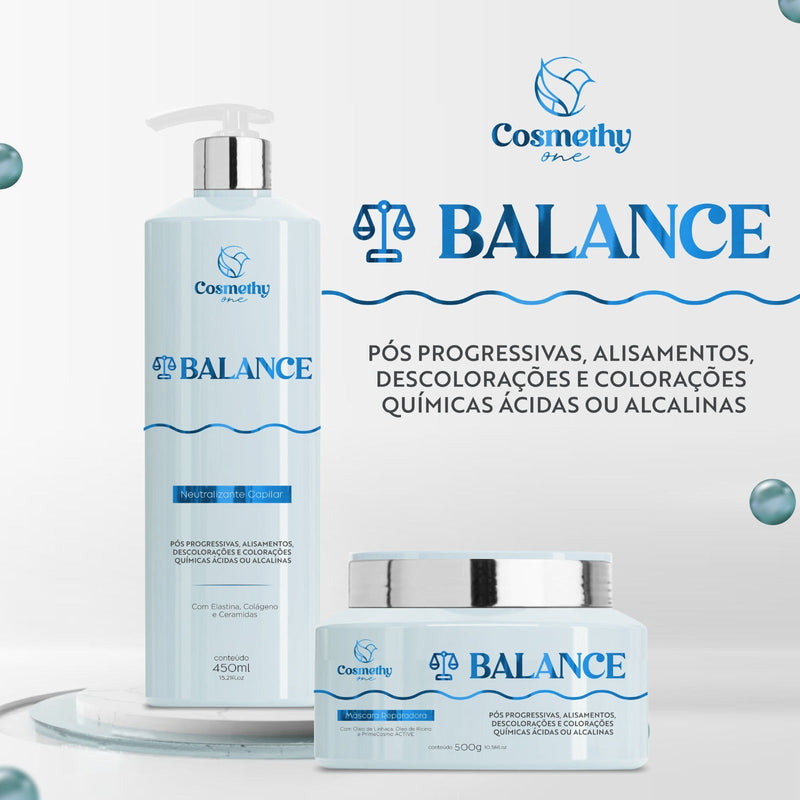 Kit Restauração Profunda Balance (Neutralizante + Máscara Reparadora)