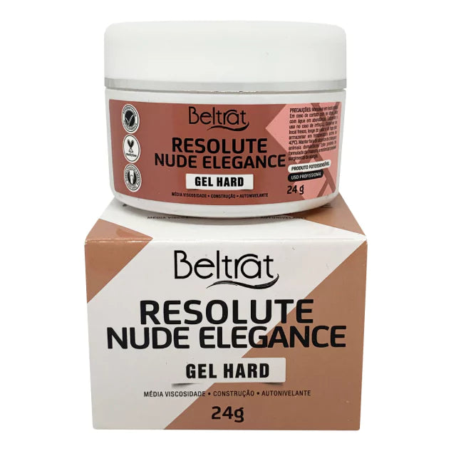 Beltrat Resolute Nude Elegance Gel Gel dur pour ongles 24 g