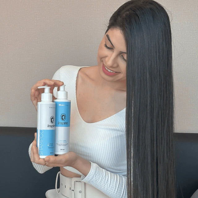 Inspire Basic Kit für glattes Haar (Shampoo + Spülung) Mio Capelli