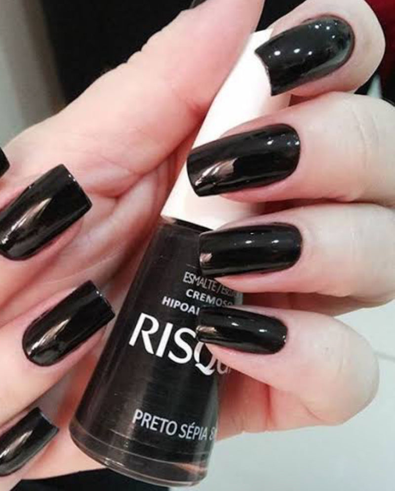 Sepia black Scratch nail polish