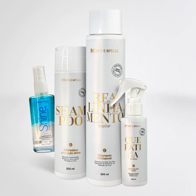 Organic Progressive Kit (Shampoo, mask and finisher) + Shine Mio Capelli
