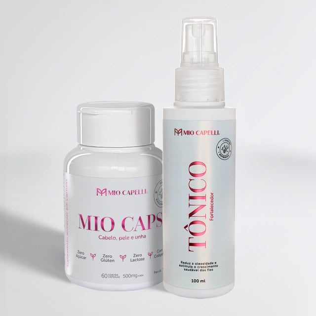 Accelerated Growth Kit (Strengthening Tonic + Mio Caps) Mio Capelli