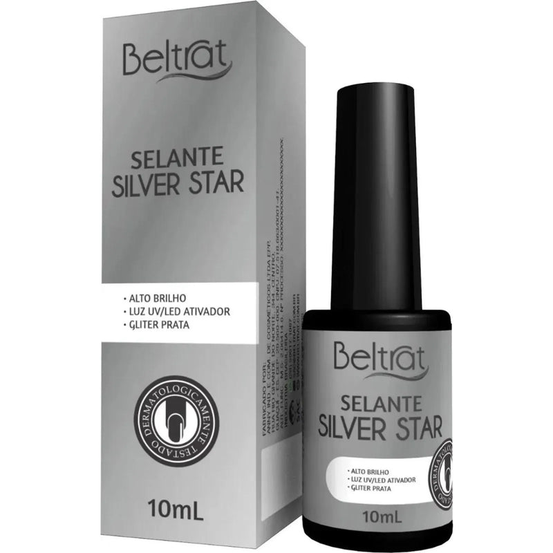 Selante Silver Star Glitter Prata Beltrat 10ml