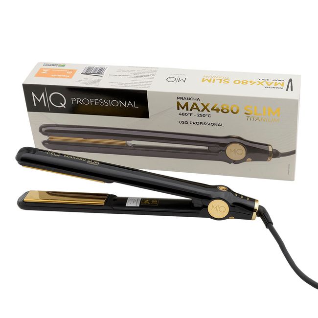 Max480 Slim MQ Bivolt Professional Hair Straightener
