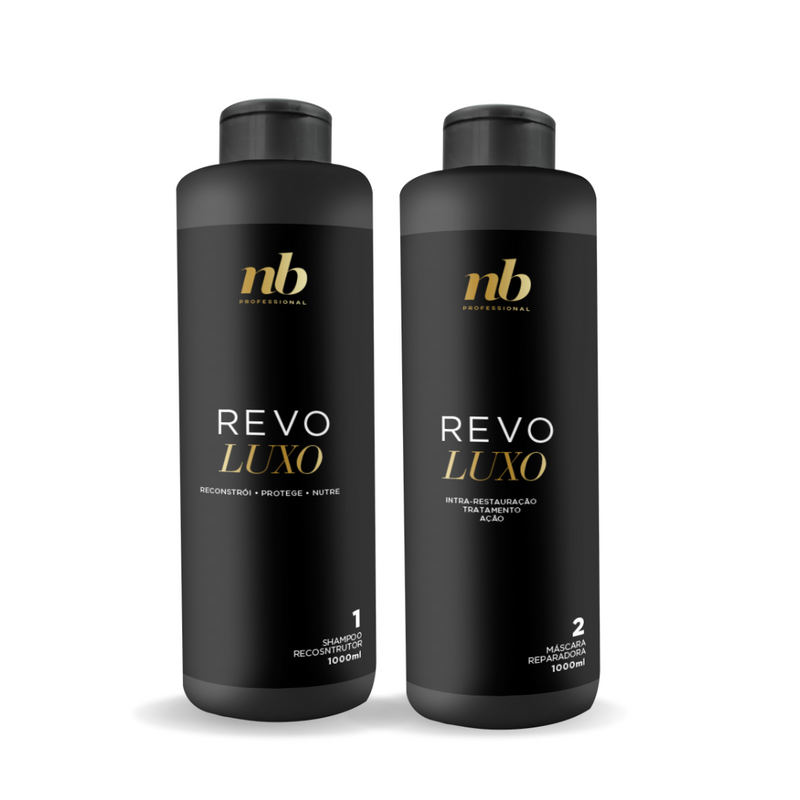 Reconstrutor Capilar Revoluxo NB Professional (Shampoo 1L e Máscara 1L)