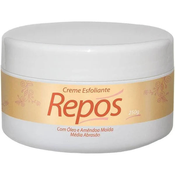 Crème Exfoliante AVEC/Huile et Amande 250g Repos.