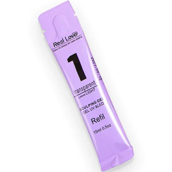 Real Love Recharge Gel Ongles Sculping Transparent Light Line 1 15ml