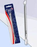 Espátula Doble para Cutícula de Acero Inoxidable Santa Clara