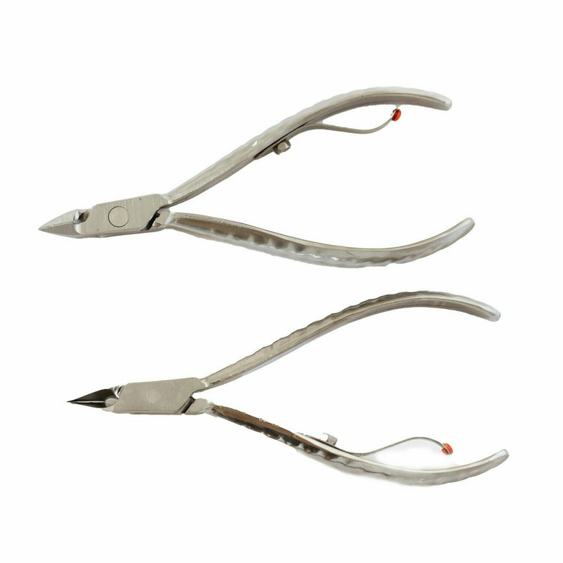 kit of 2 cuticle pliers, Mundial Inox brand - 722 PR